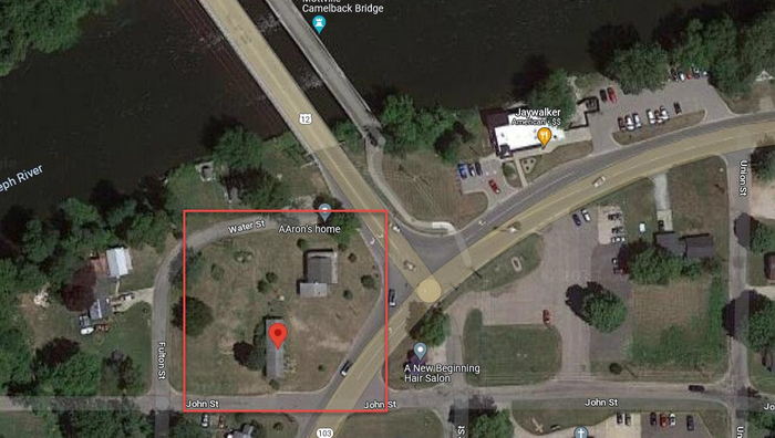 Pines Motel - Aerial Map